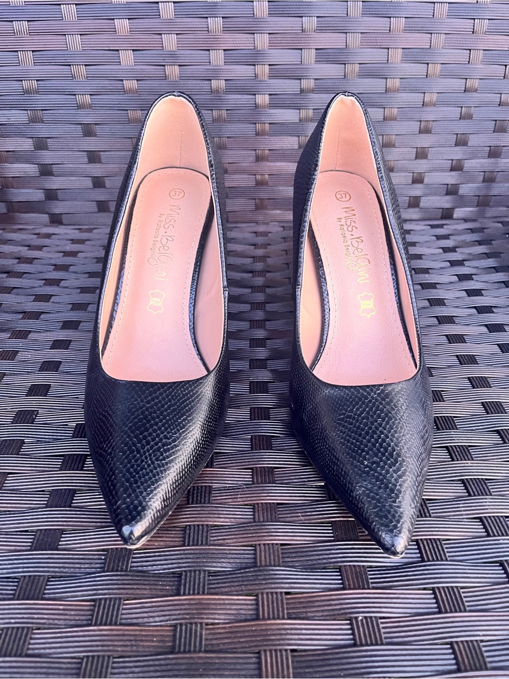 Black Pointed Toe Pumps